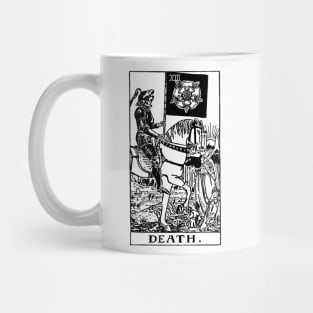 Death Tarot in black Mug